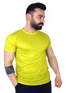 Sarı Basic T-Shirt