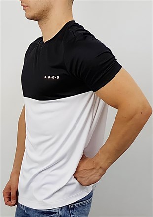 4505 Siyah Beyaz T-shirt 