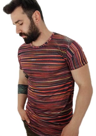 Erkek Renkli  T-shirt